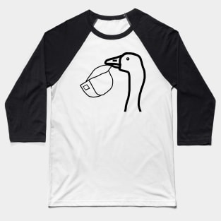 Portrait Gaming Goose Stealing Hat Outline Baseball T-Shirt